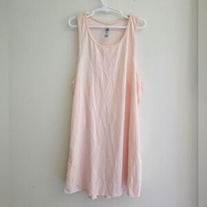 Mono B Light Pink Racer Back Raw Hem Tank Sz Large